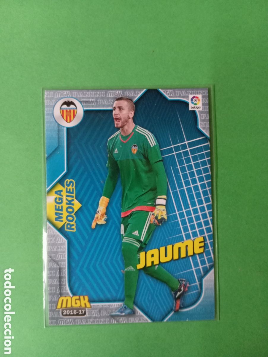 Cromos de f&uacute;tbol: Jaume Valencia MEGA ROOKIES n&deg;513 / PANINI MEGACRACKS 2016/2017