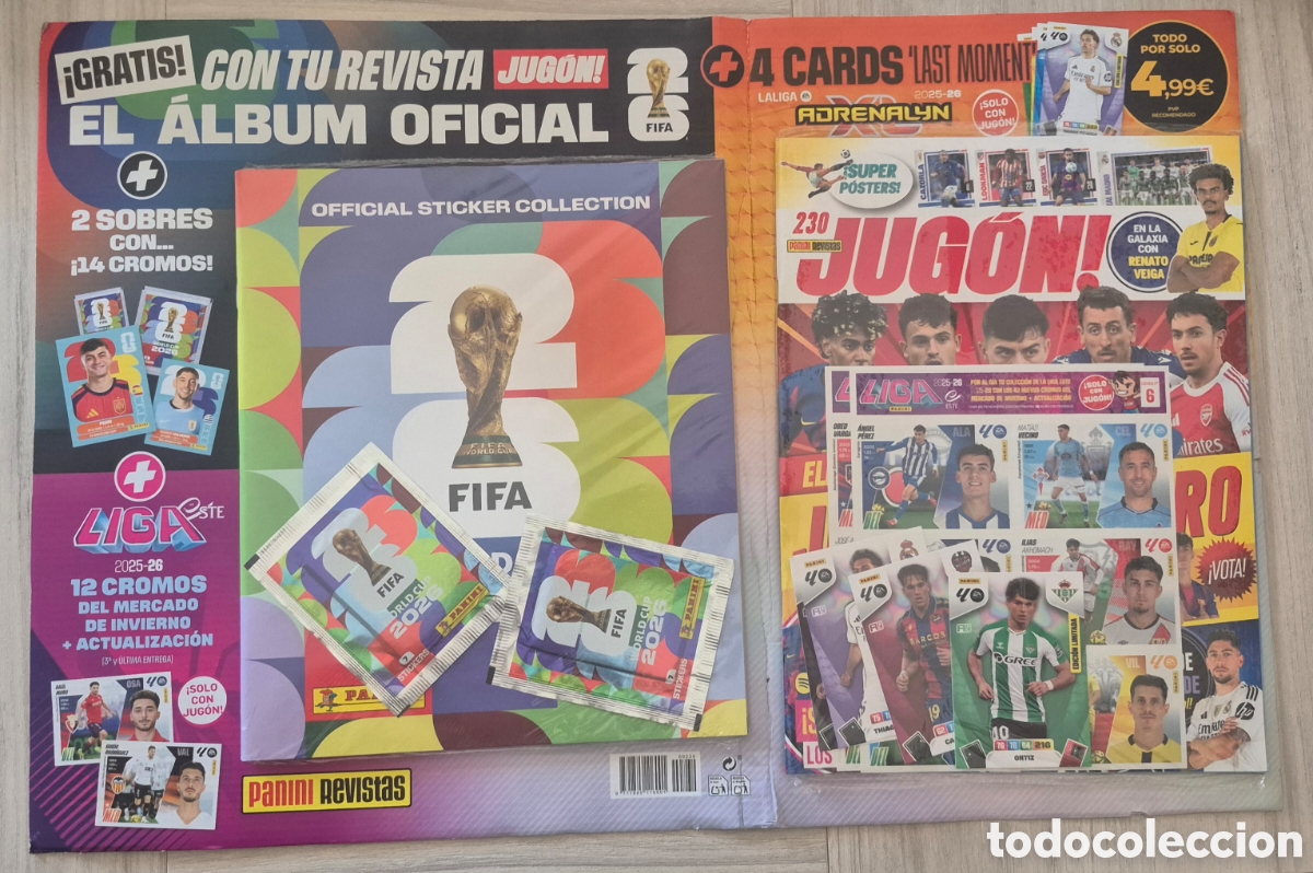 Cromos de f&uacute;tbol: Revista Jugon N&deg;230 Precintada