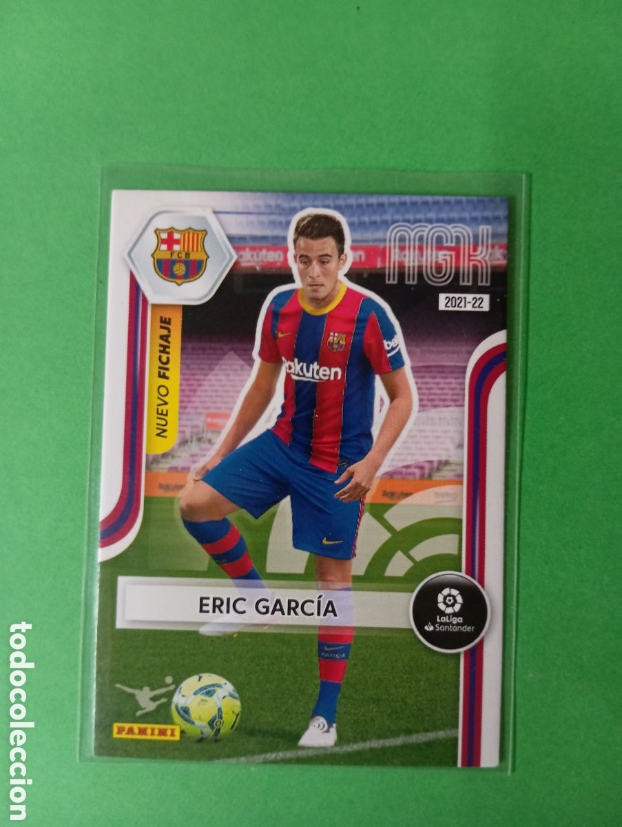Cromos de f&uacute;tbol: Eric Garc&iacute;a Barcelona NUEVO FICHAJE n&deg;433 / PANINI MEGACRACKS 2021/2022