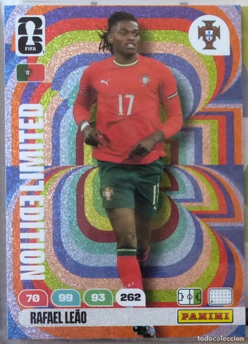 Cromos de f&uacute;tbol: RAFAEL LEAO World Cup 2026 Adrenalyn XL Panini LIMITED EDITION