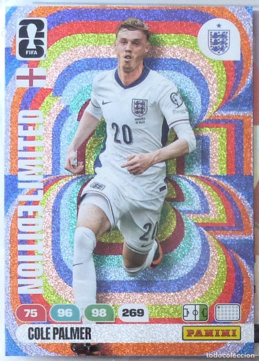 Cromos de f&uacute;tbol: COLE PALMER World Cup 2026 Adrenalyn XL Panini LIMITED EDITION