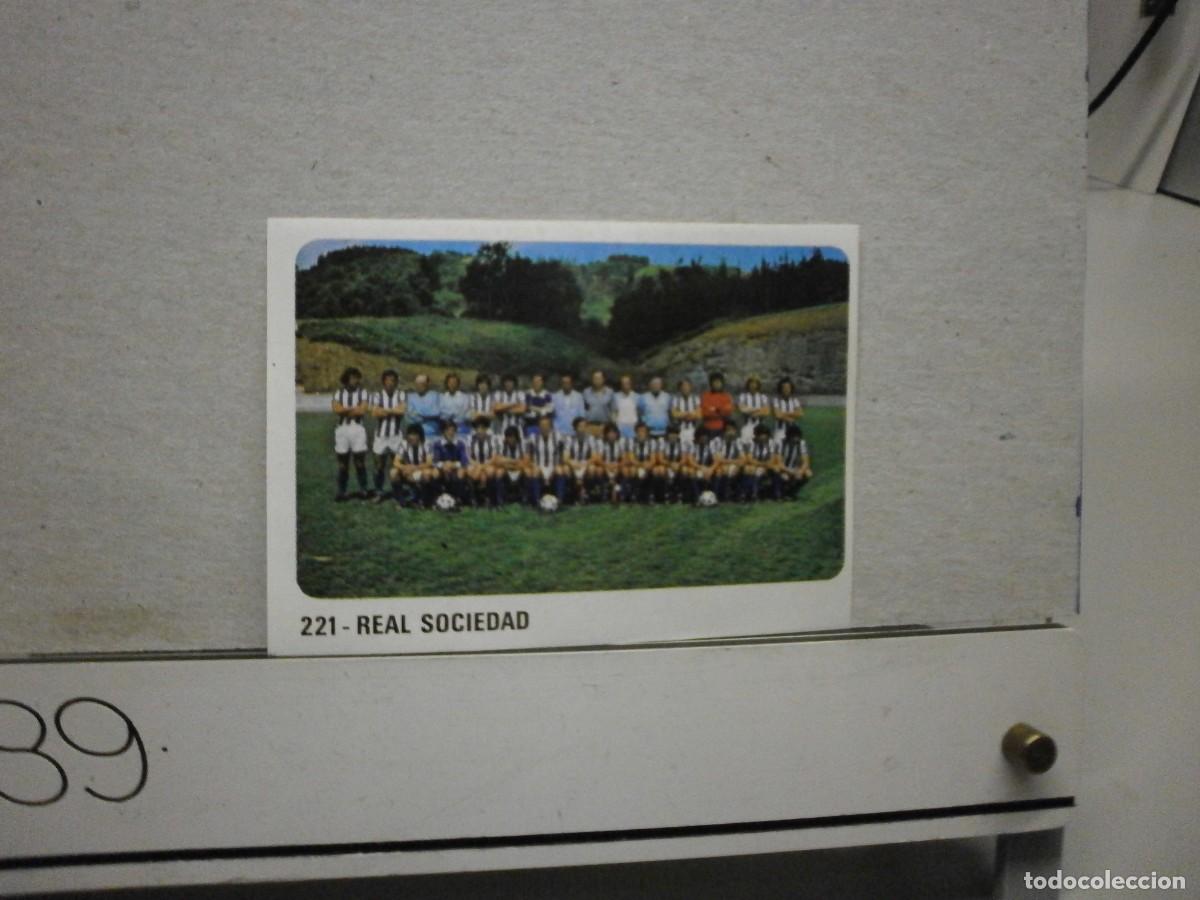 Cromos de f&uacute;tbol: cromo futbol 79 80 editorial crom n&ordm; 221 real sociedad