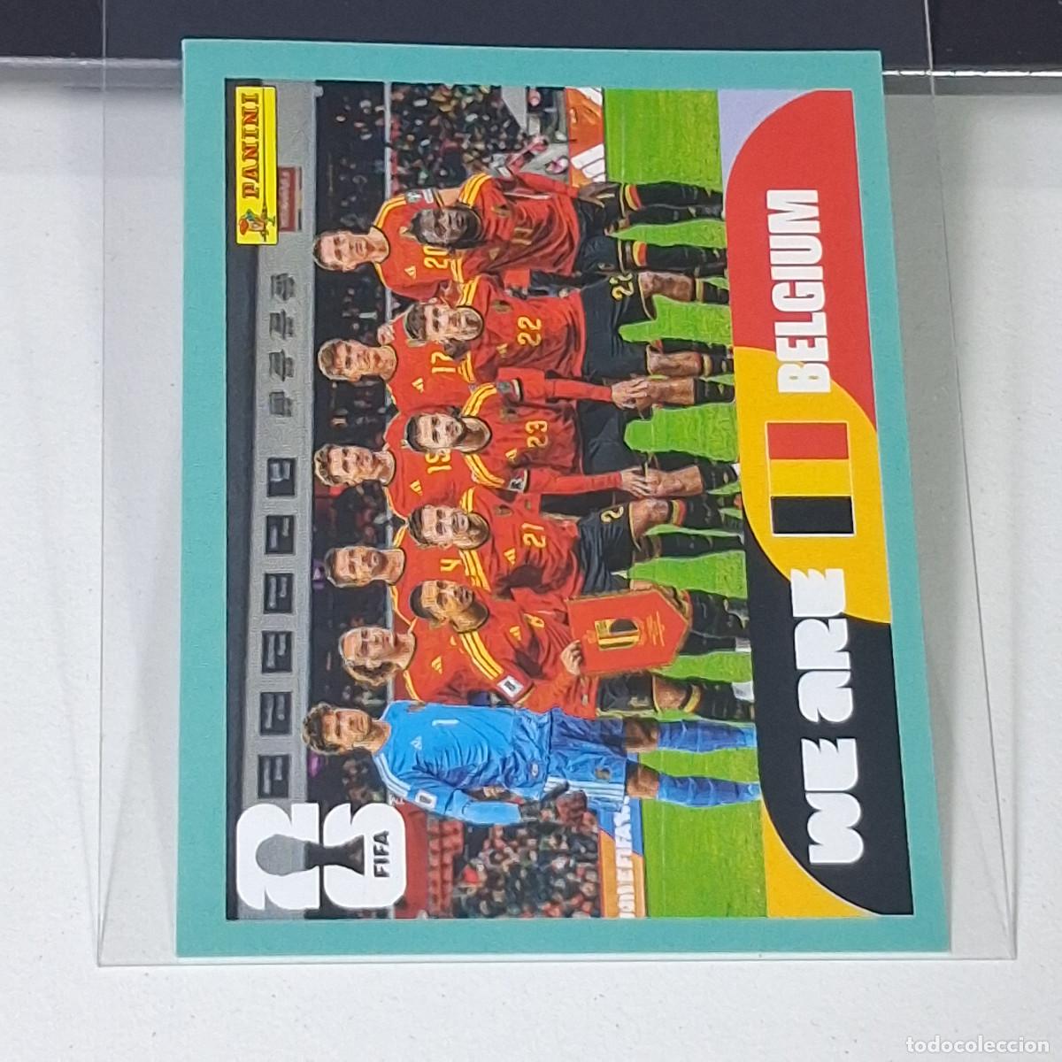 Cromos de f&uacute;tbol: B38 BEL 13 BEL13 PLANTILLA BELGICA TEAM BELGIUM MUNDIAL FIFA WORLD CUP 2026 STICKER PANINI