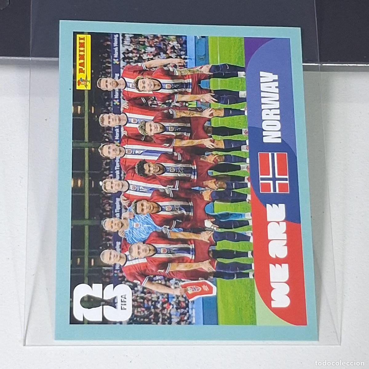 Cromos de f&uacute;tbol: B38 NOR 13 NOR13 PLANTILLA EQUIPO TEAM NORUEGA NORWAY NOR MUNDIAL FIFA WORLD CUP 2026 STICKER PANINI