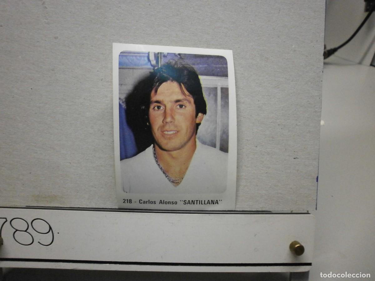 Cromos de f&uacute;tbol: cromo futbol 79 80 editorial crom n&ordm; 218 real madrid santillana