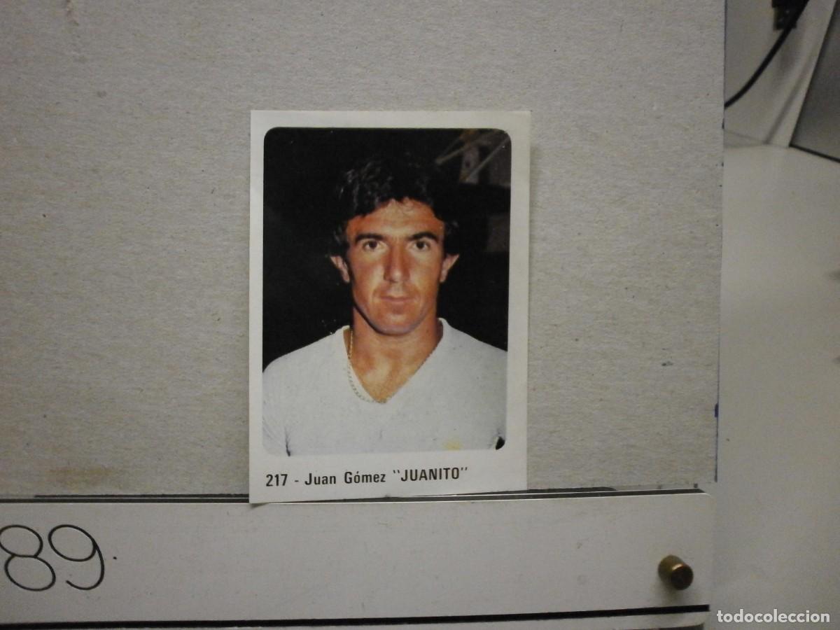 Cromos de f&uacute;tbol: cromo futbol 79 80 editorial crom n&ordm; 217 real madrid juanito