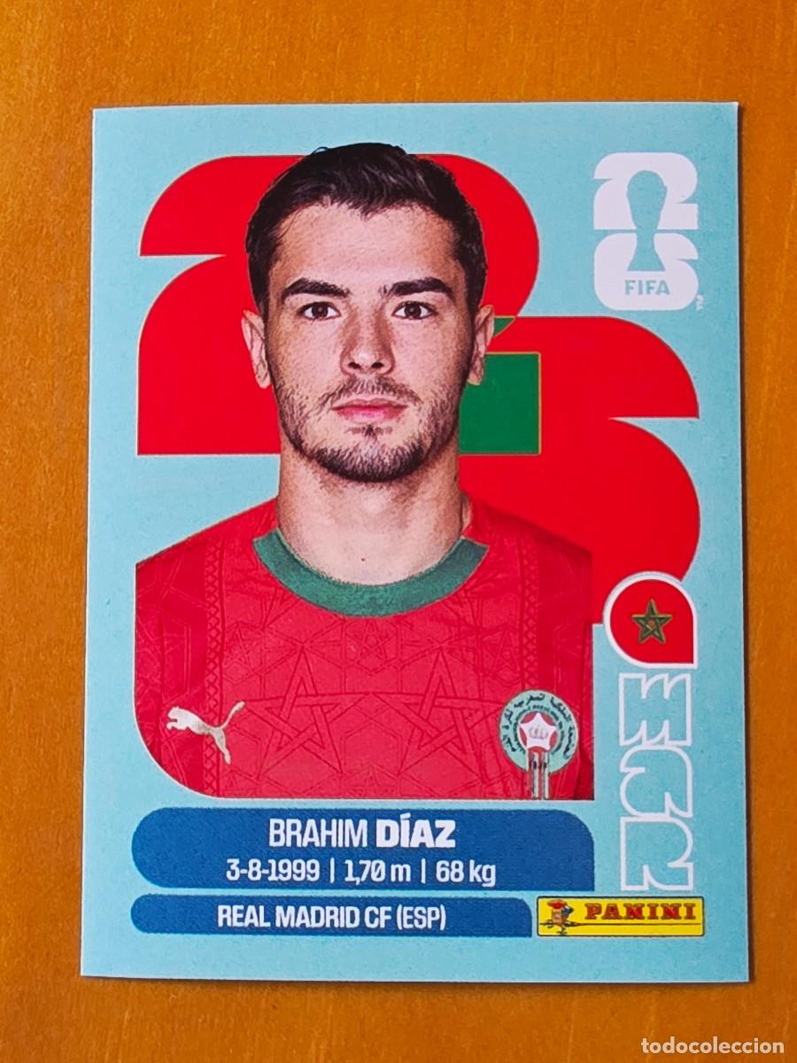Cromos de f&uacute;tbol: MAR 19 Brahim D&iacute;az, Marruecos, Panini FIFA World Cup Mundial 2026 Sticker