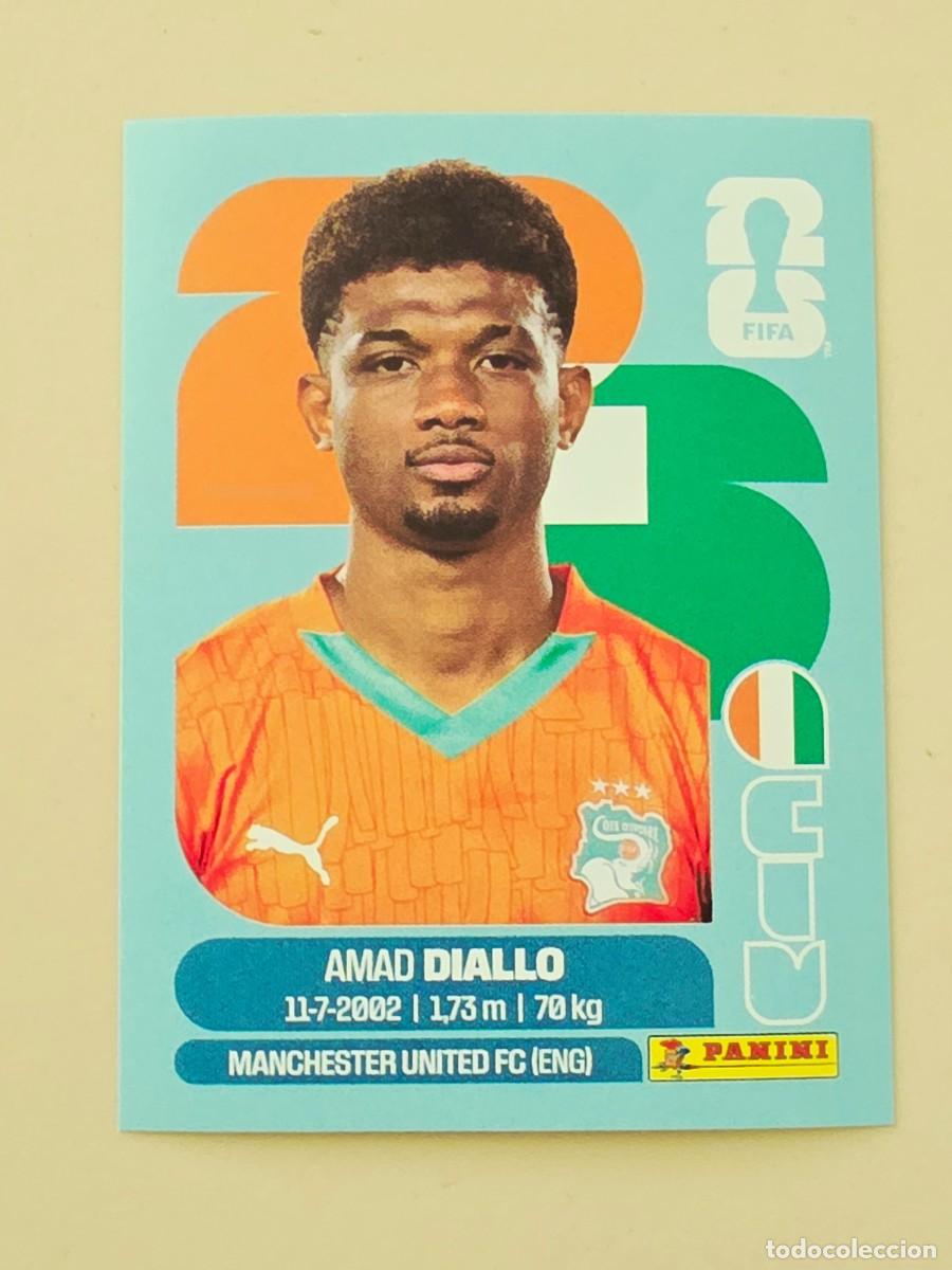 Cromos de f&uacute;tbol: CIV 15 Amad Diallo, Costa de Marfil, Panini FIFA World Cup Mundial 2026 Sticker