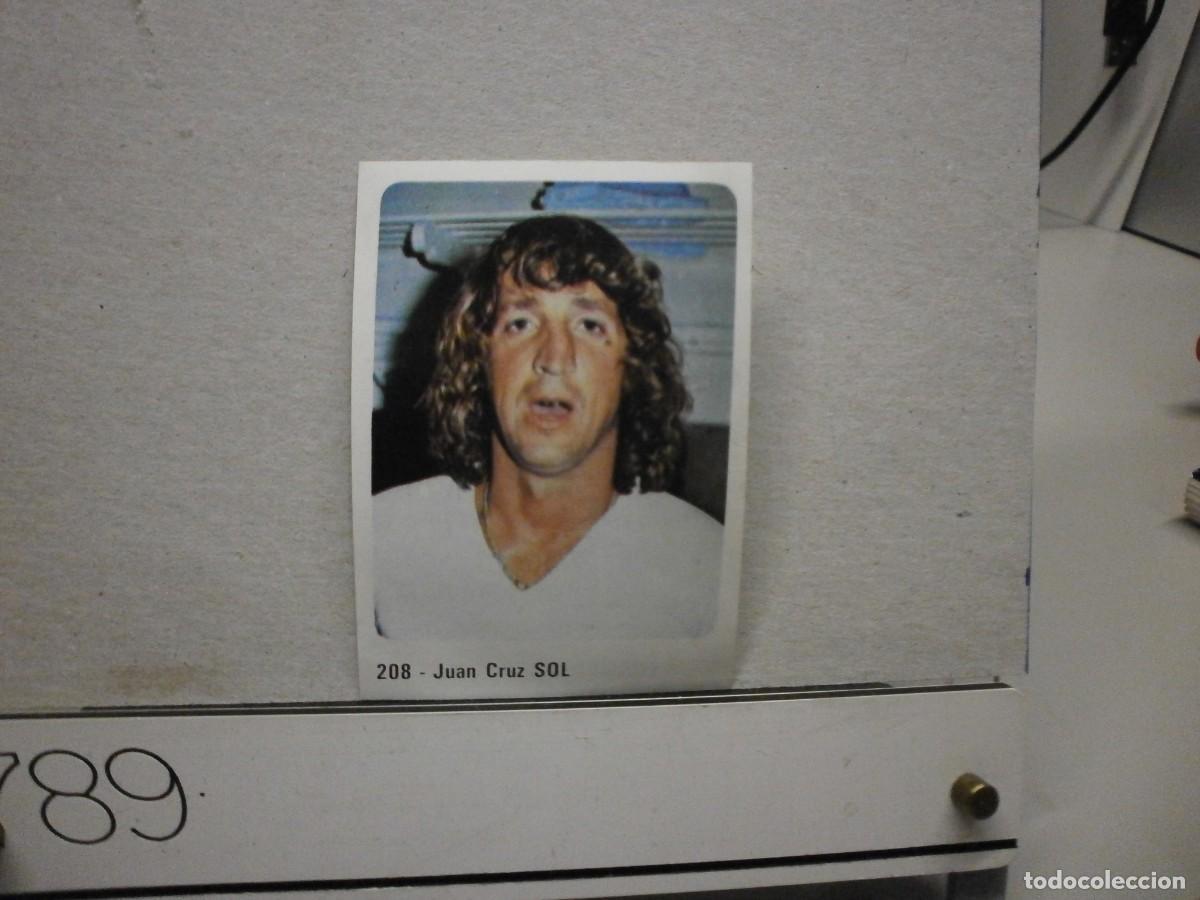 Cromos de f&uacute;tbol: cromo futbol 79 80 editorial crom n&ordm; 208 real madrid sol
