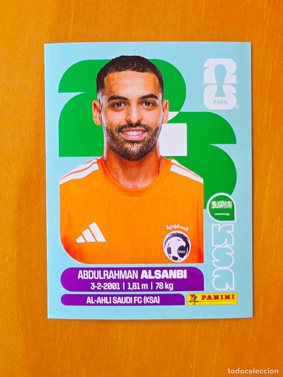 Cromos de f&uacute;tbol: KSA 3 Abdoulrahman Alsanbi, Arabia Saud&iacute;, Panini FIFA World Cup Mundial 2026 Sticker