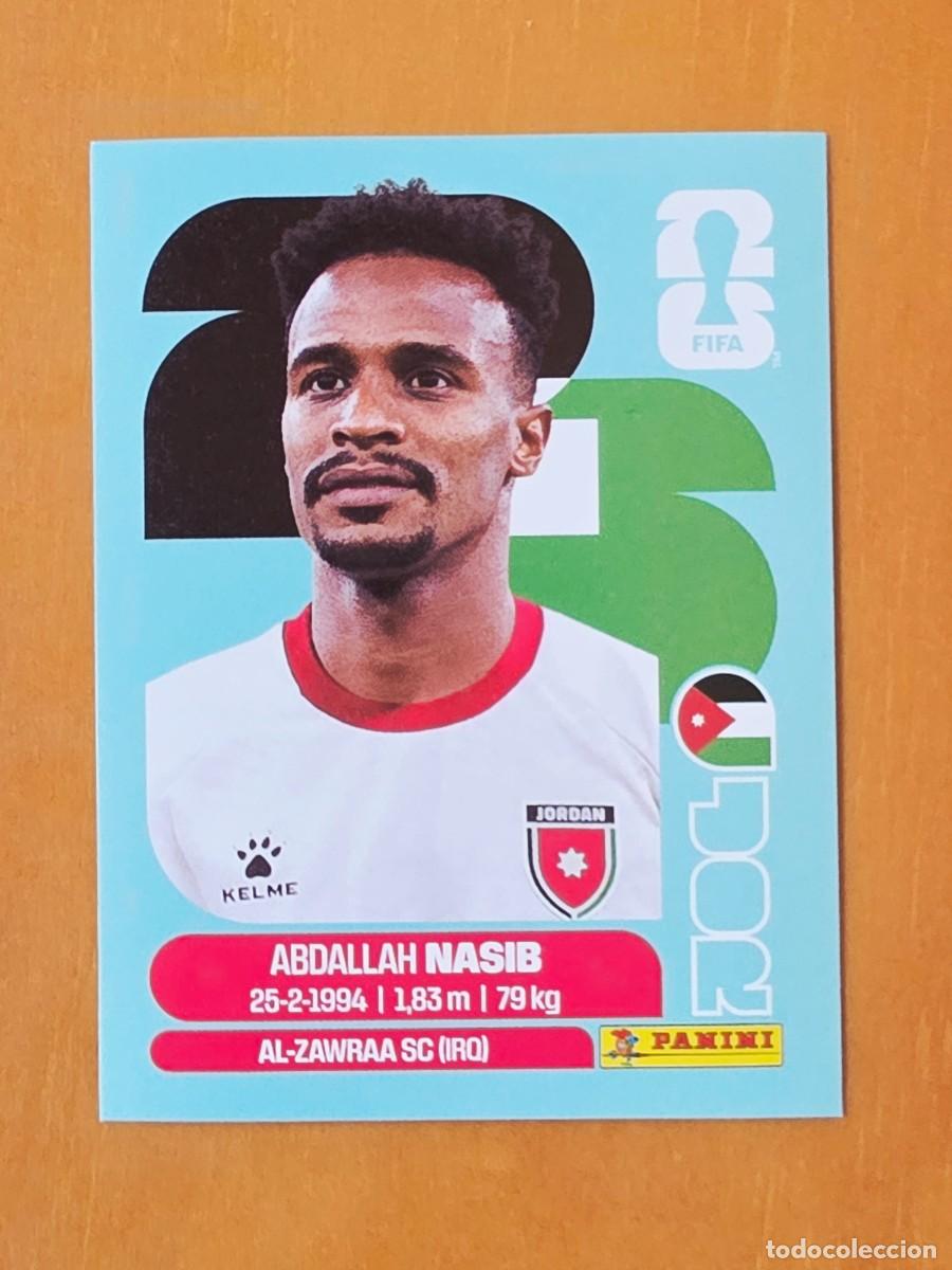 Cromos de f&uacute;tbol: JOR 6 Abdallah Nasib, Jordania, Panini FIFA World Cup Mundial 2026 Sticker