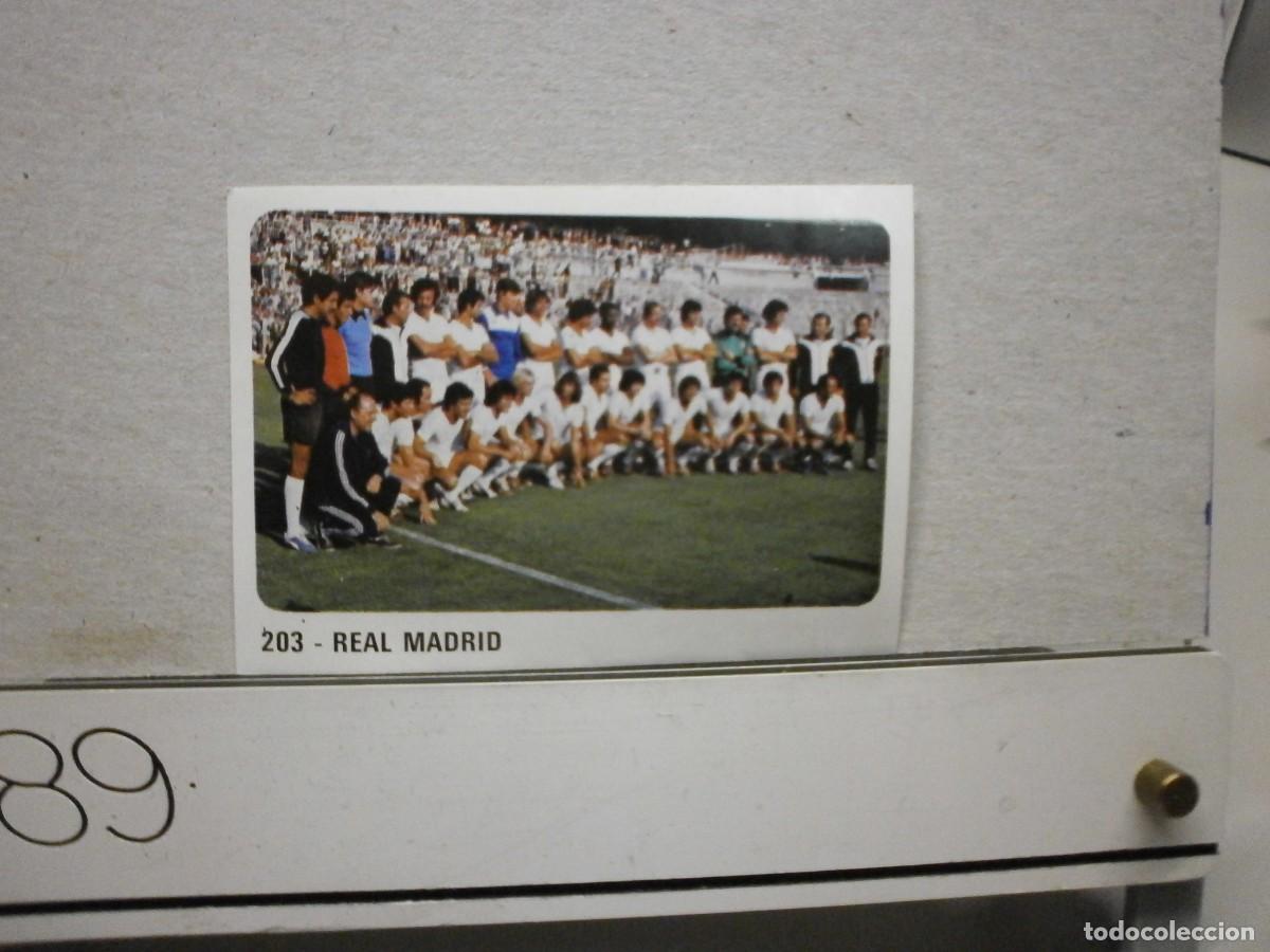 Cromos de f&uacute;tbol: cromo futbol 79 80 editorial crom n&ordm; 203 real madrid