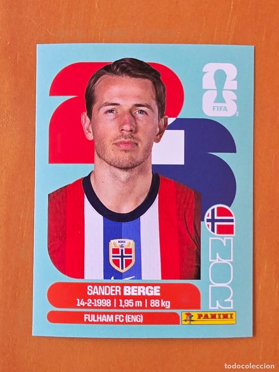 Cromos de f&uacute;tbol: NOR 11 Sander Berge, Noruega, Panini FIFA World Cup Mundial 2026 Sticker