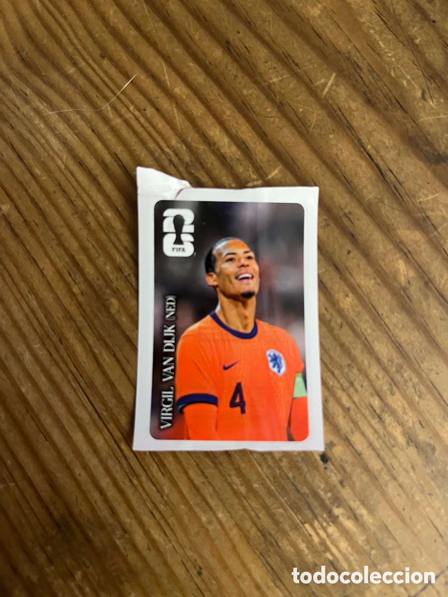 Cromos de f&uacute;tbol: R31896 CROMO PEGATINA ADHESIVO PROMOCION COCA COLA VIRGIL VAN DIJK HOLANDA FIFA MUNDIAL FUTBOL 2026