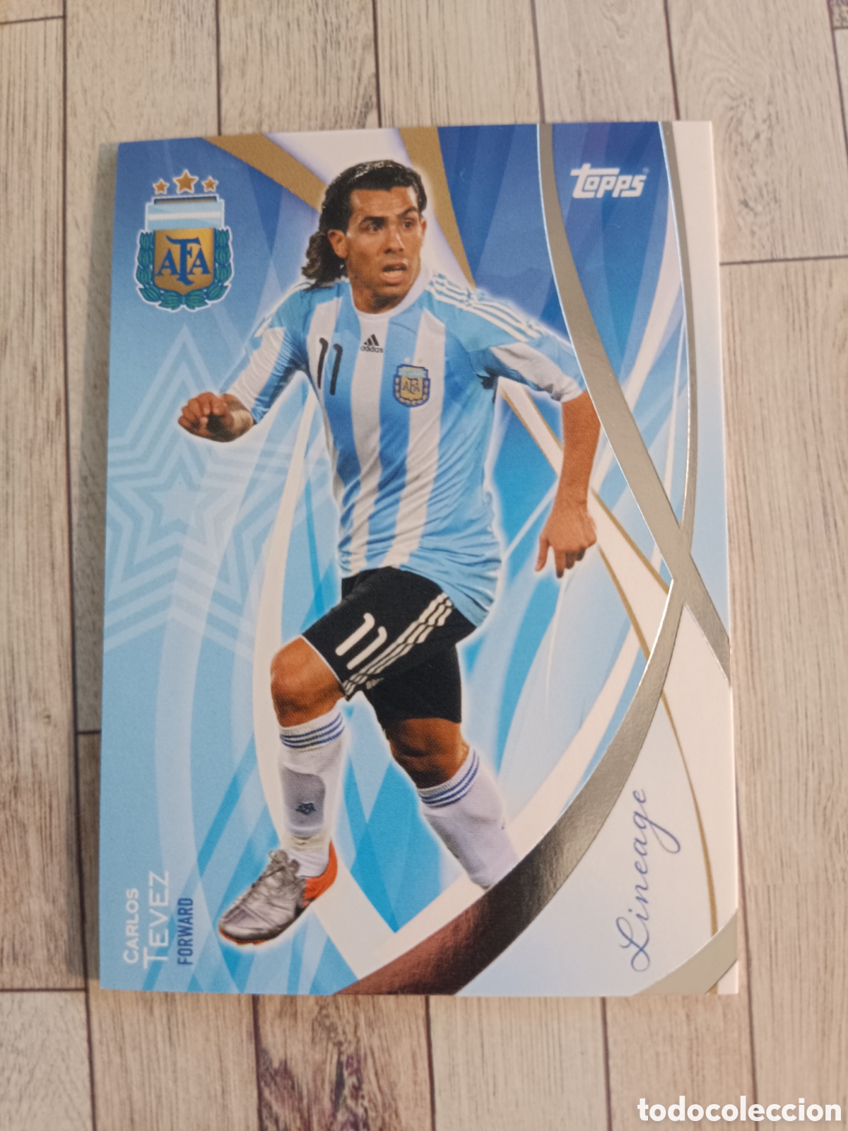 Cromos de f&uacute;tbol: CARLOS TEVEZ TOPPS LINEAGE ARGENTINA 2024