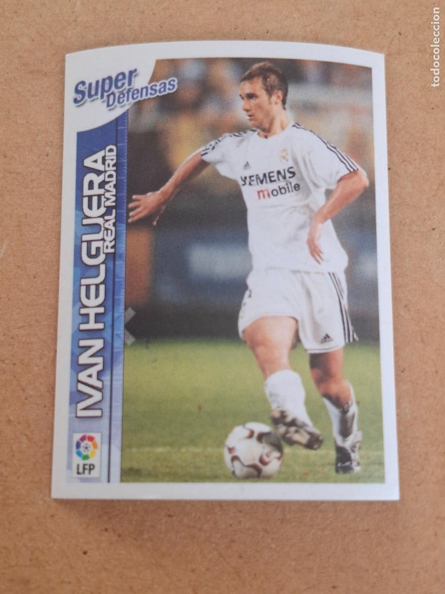 Cromos de f&uacute;tbol: SUPERLIGA ESTRELLAS 2003 2004 03 04 - PANINI - 11 IV&Aacute;N HELGUERA - REAL MADRID ( NUNCA PEGADO )