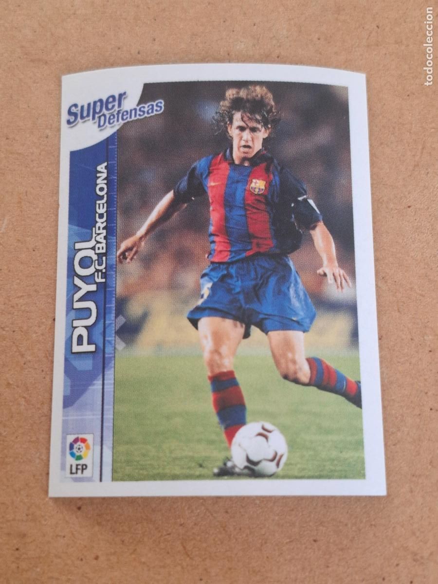 Cromos de f&uacute;tbol: SUPERLIGA ESTRELLAS 2003 2004 03 04 - PANINI - 18 PUYOL - FC. BARCELONA ( NUNCA PEGADO )