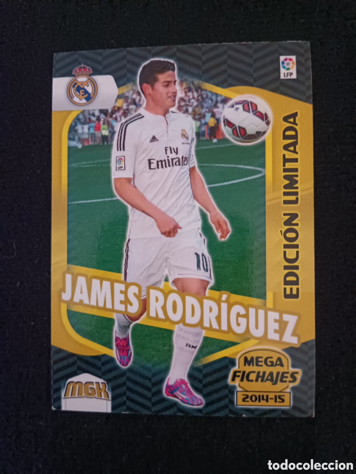 Football Stickers: 510 JAMES RODRIGUEZ REAL MADRID MEGA FICHAJE EDICION LIMITADA MEGACRACKS 2014 2015 PANINI 14 15