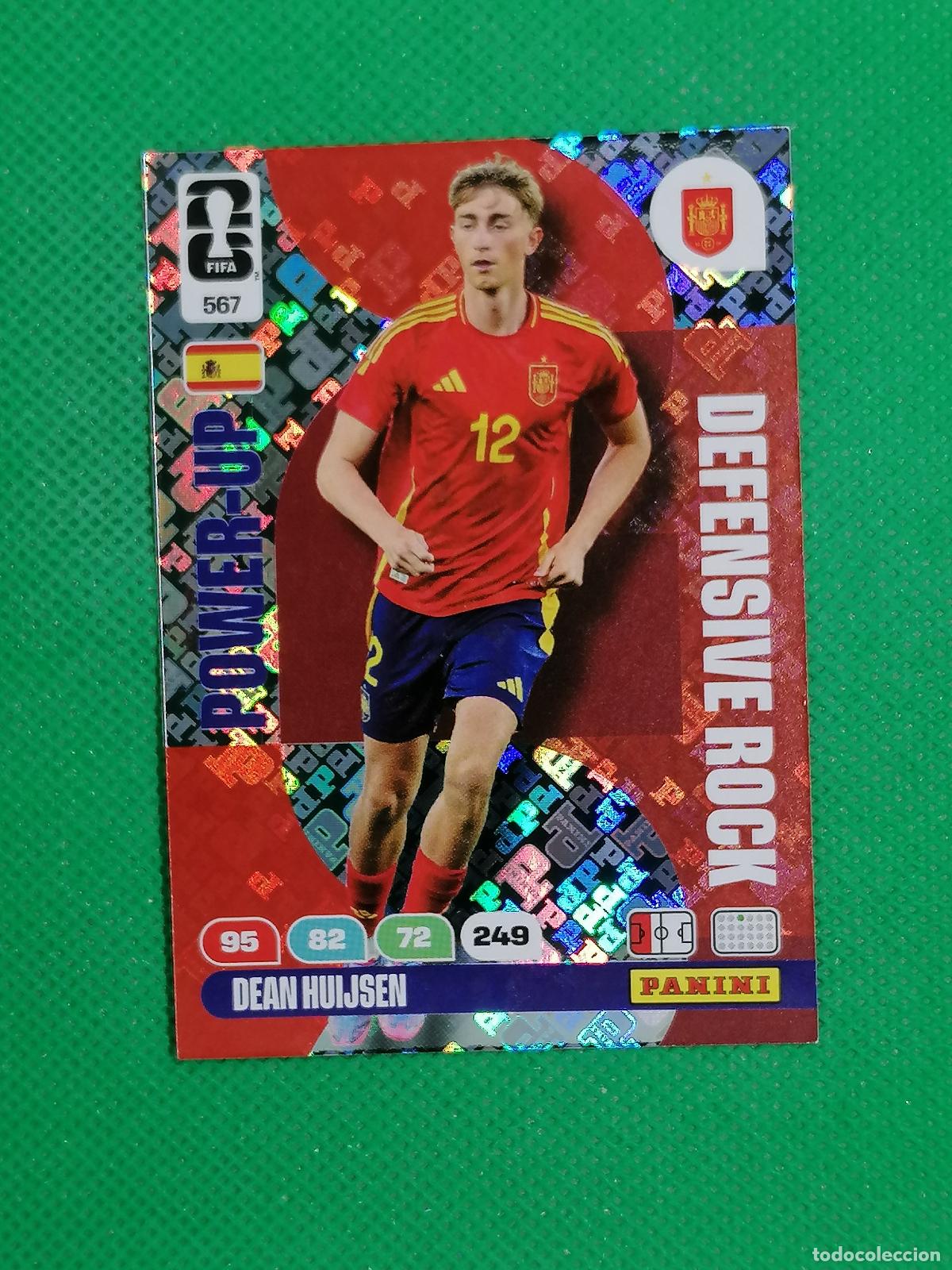 Cromos de Futebol: 567 DEAN HUIJSEN ESPA&Ntilde;A DEFENSIVE ROCK POWER UP ⚽ PANINI ADRENALYN FIFA WORLD CUP 26 2026 ⚽