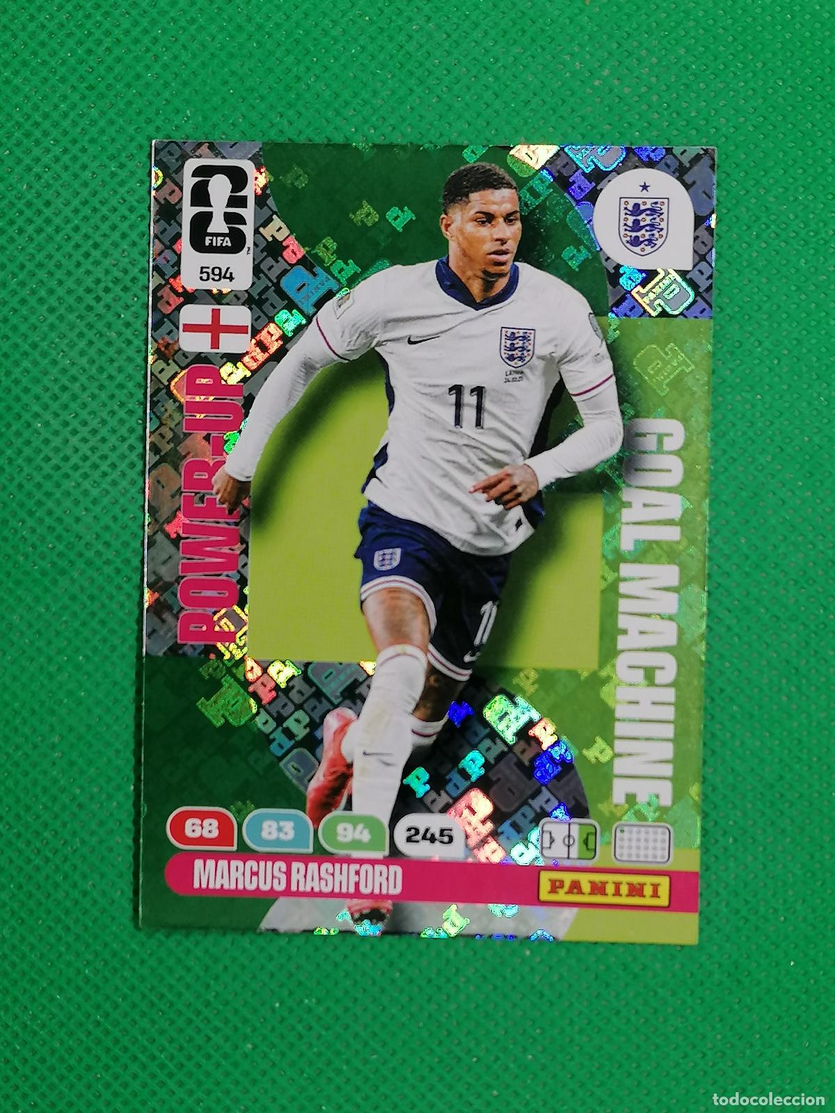 Cromos de Futebol: 594 MARCUS RASHFORD INGLATERRA GOAL MACHINE POWER UP ⚽ PANINI ADRENALYN FIFA WORLD CUP 26 2026 ⚽
