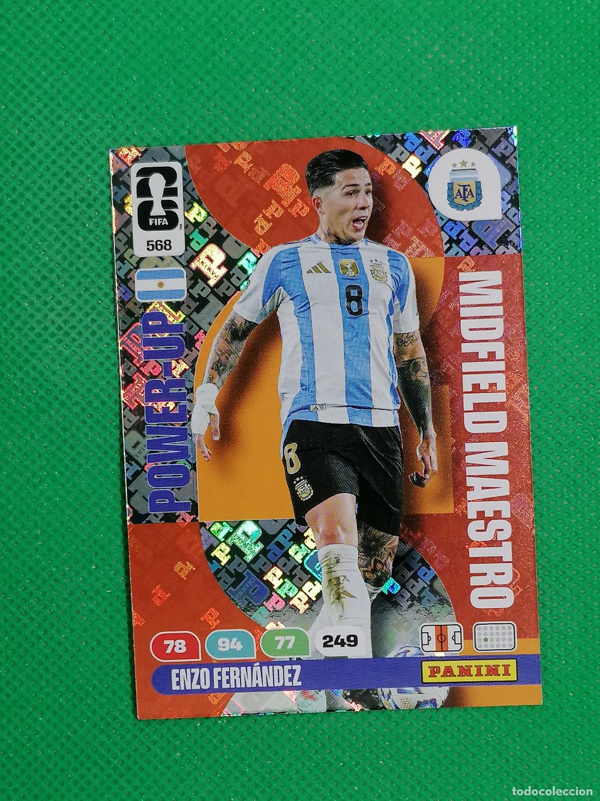 Football Stickers: 568 ENZO FERNANDEZ ARGENTINA MIDFIELD MAESTRO ⚽ PANINI ADRENALYN FIFA WORLD CUP 26 2026 ⚽