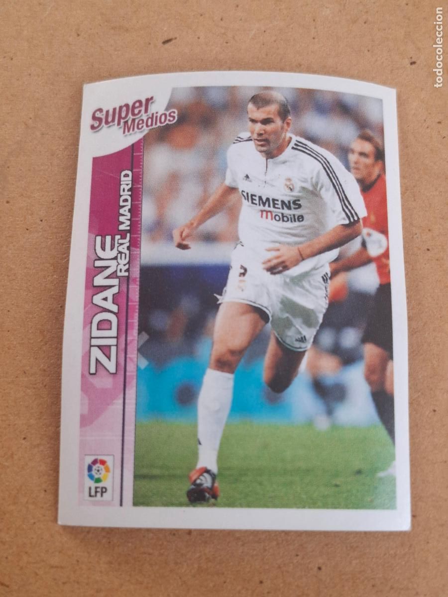 Cromos de Futebol: SUPERLIGA ESTRELLAS 2003 2004 03 04 - PANINI - 32 ZIDANE - REAL MADRID ( NUNCA PEGADO )