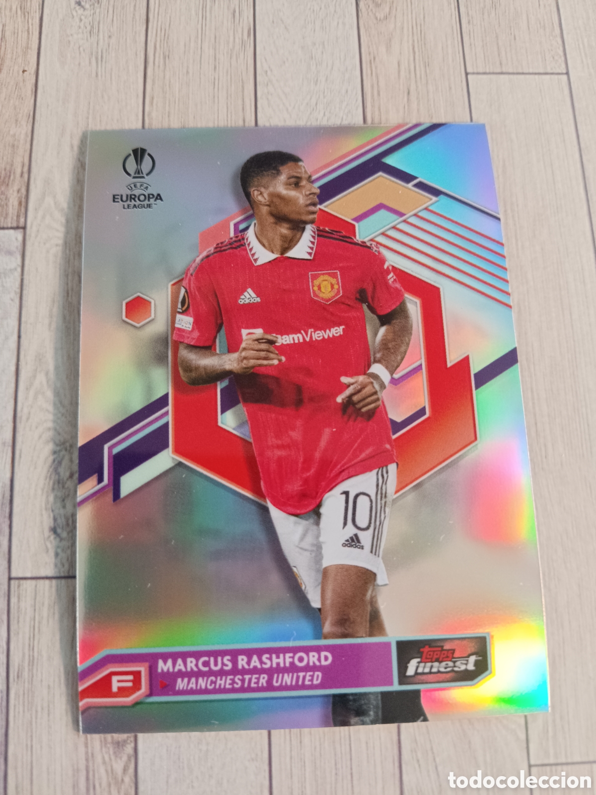 Cromos de Futebol: 105 MARCUS RASHFORD TOPPS FINEST MANCHESTER UNITED UCL 2022 2023 TOPPS 22 23