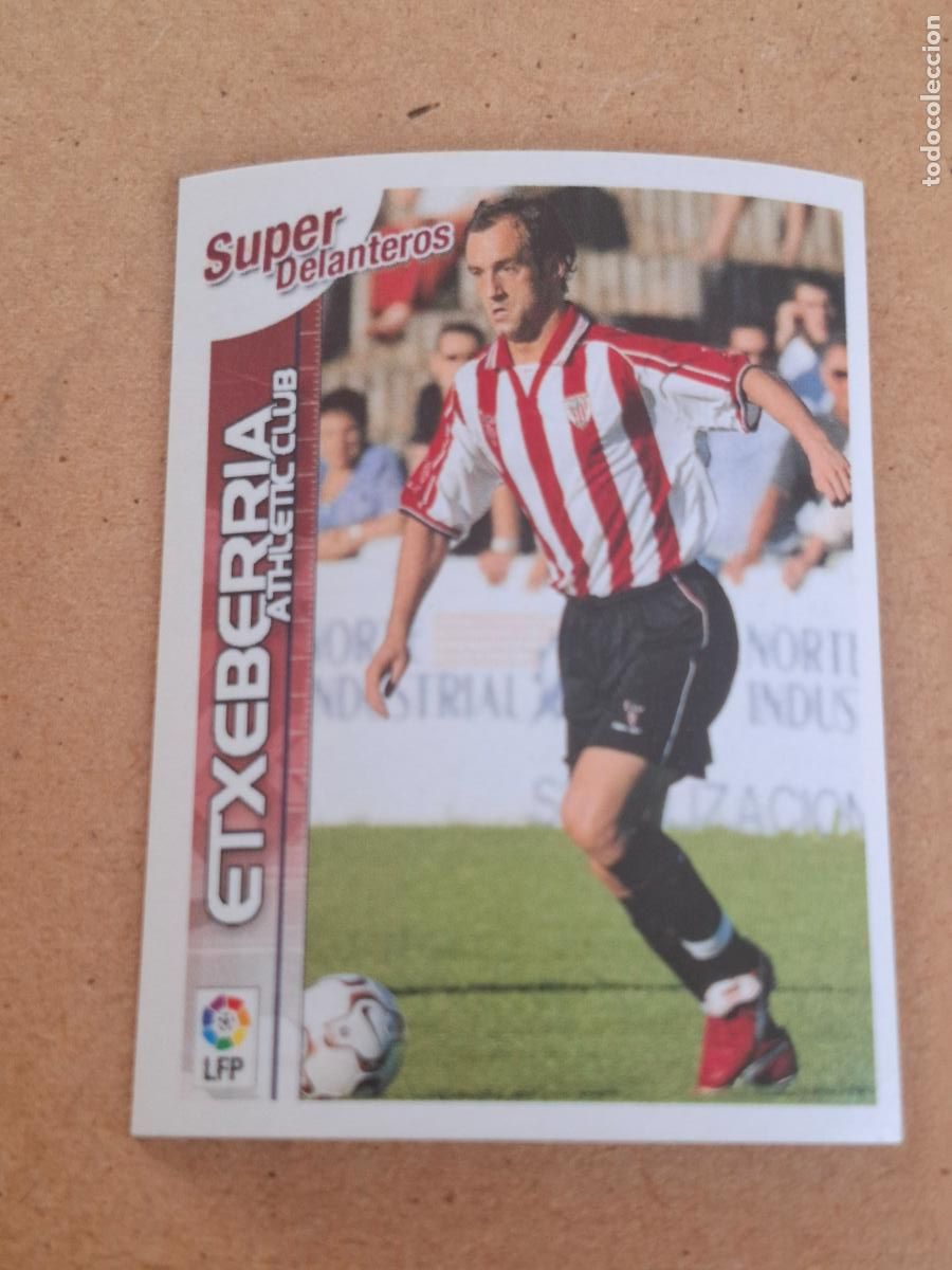 Cromos de Futebol: SUPERLIGA ESTRELLAS 2003 2004 03 04 - PANINI - 35 ETXEBERRIA - ATHLETIC CLUB ( NUNCA PEGADO )