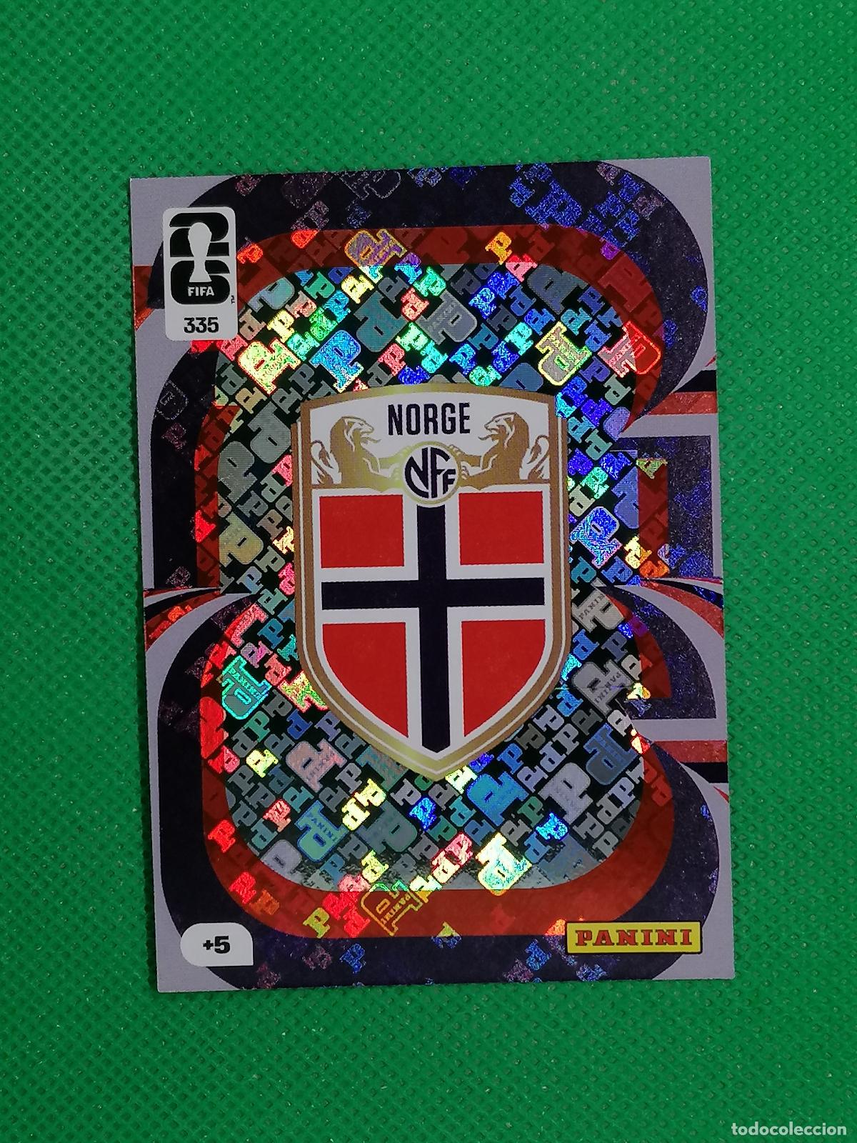 Fu&szlig;ball-Sticker: 335 ESCUDO NORUEGA TEAM CREST ⚽ PANINI ADRENALYN FIFA WORLD CUP 26 2026 ⚽