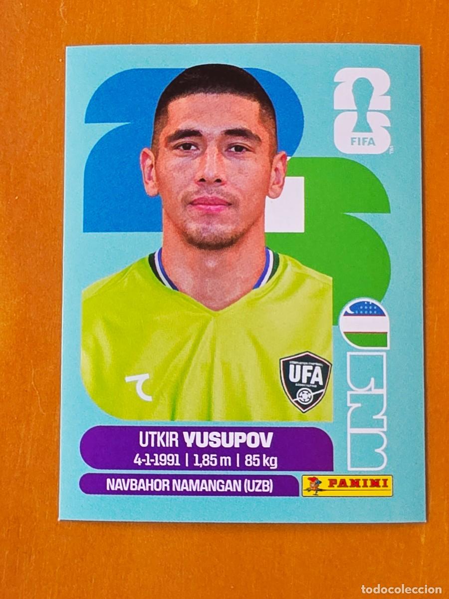 Fu&szlig;ball-Sticker: UZB 2 Utkir Yusupov, Uzbekist&aacute;n, Panini FIFA World Cup Mundial 2026 Sticker
