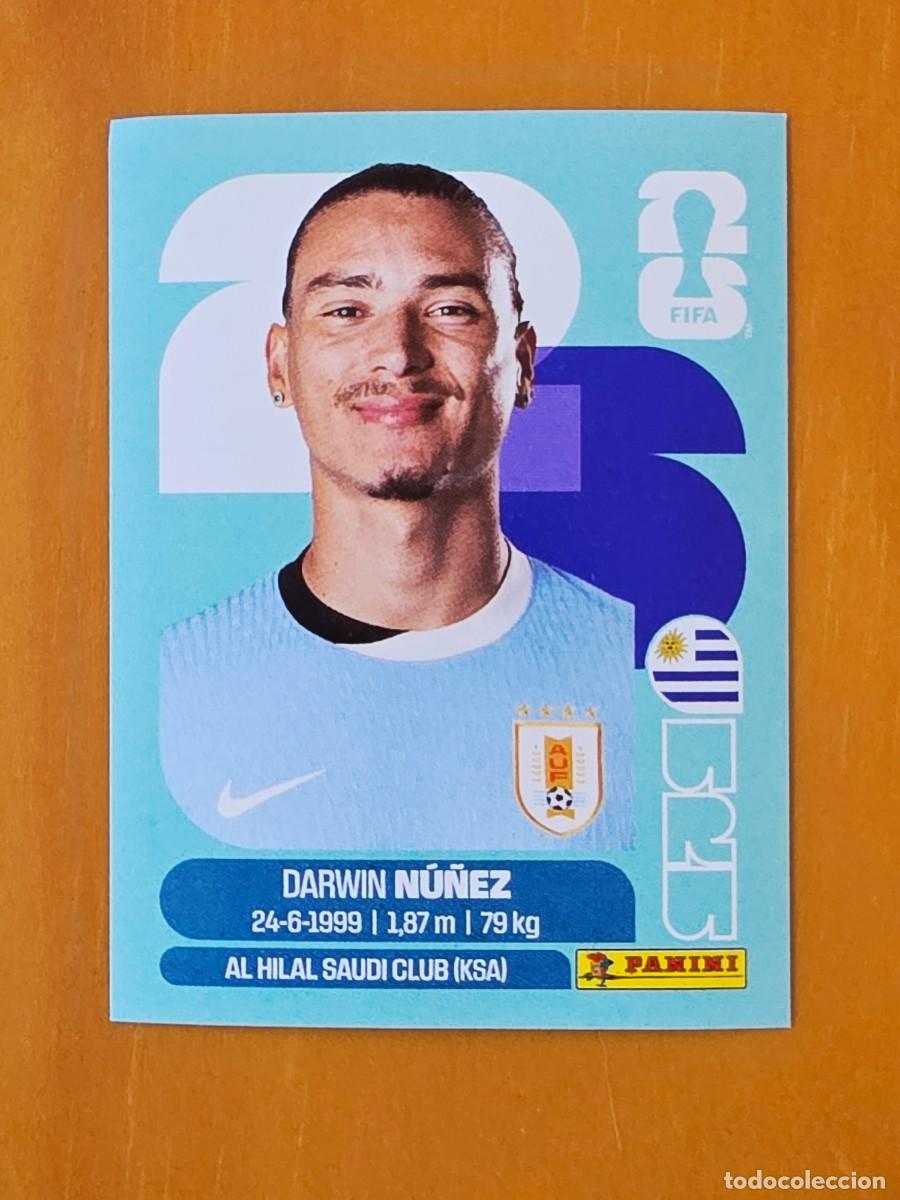 Cromos de Futebol: URU 17 Darwin N&uacute;&ntilde;ez, Uruguay, Panini FIFA World Cup Mundial 2026 Sticker