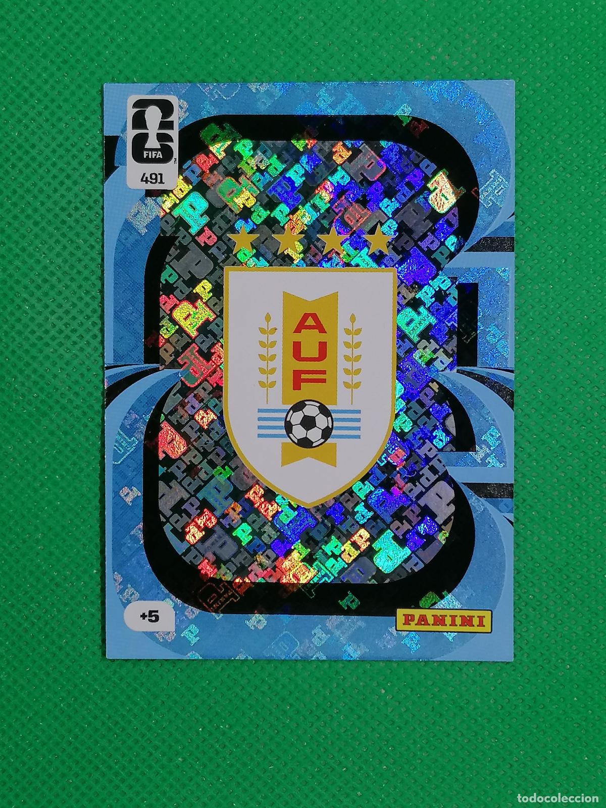 Cromos de f&uacute;tbol: 491 ESCUDO URUGUAY TEAM CREST ⚽ PANINI ADRENALYN FIFA WORLD CUP 26 2026 ⚽
