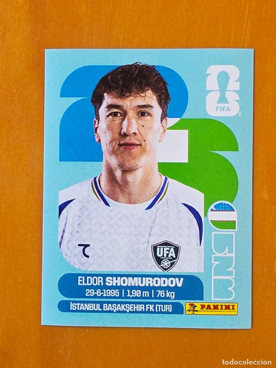 Cromos de f&uacute;tbol: UZB 16 Eldor Shomurodov, Uzbekist&aacute;n, Panini FIFA World Cup Mundial 2026 Sticker