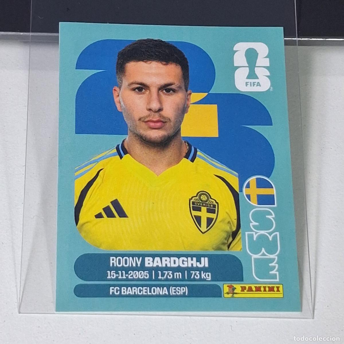 Cromos de f&uacute;tbol: B38 SWE 16 SWE16 ROONY BARDGHJI SUECIA SWEDEN MUNDIAL FIFA WORLD CUP 2026 STICKER PANINI