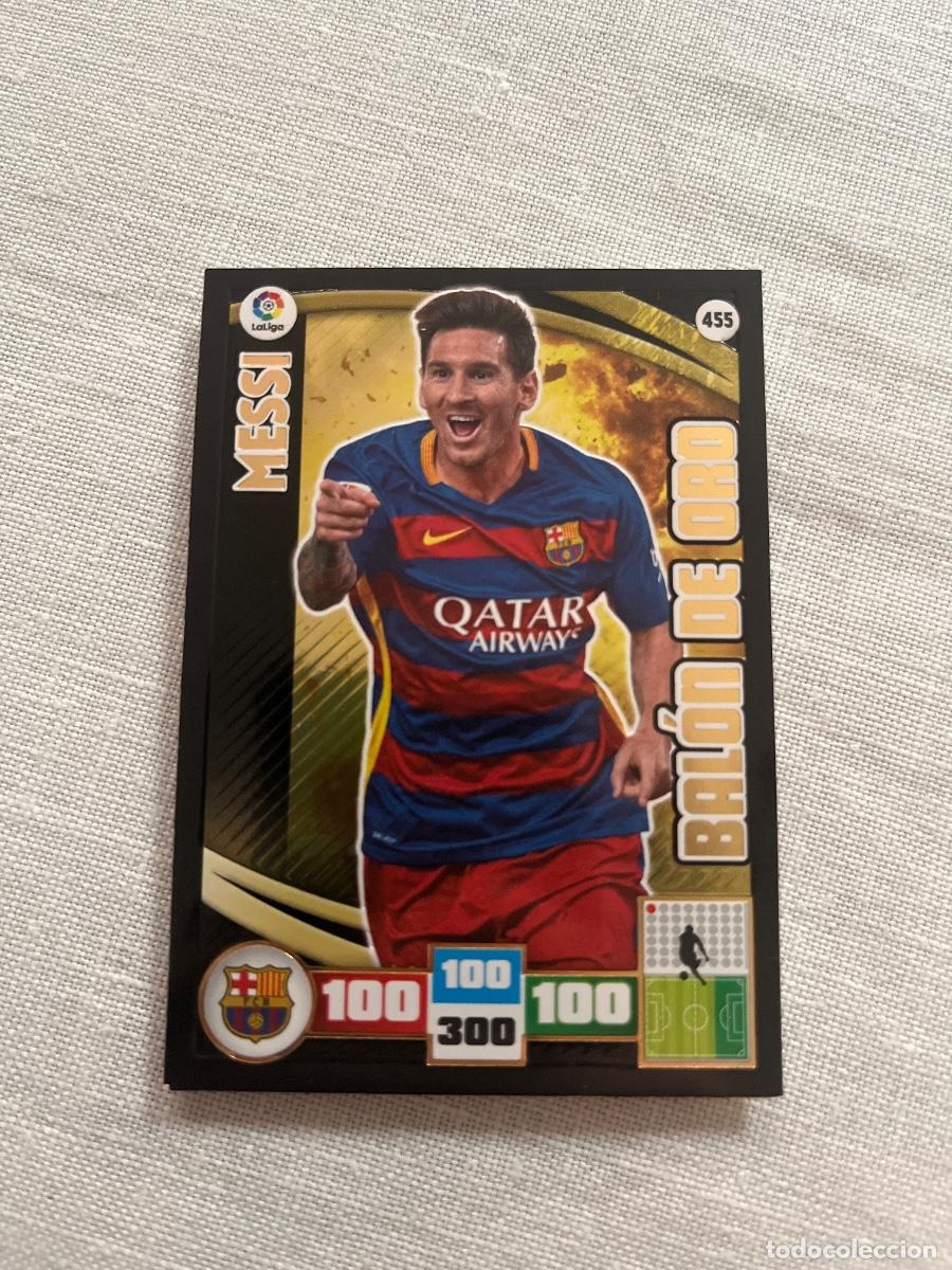 Cromos de f&uacute;tbol: Messi 2015 Bal&oacute;n de Oro