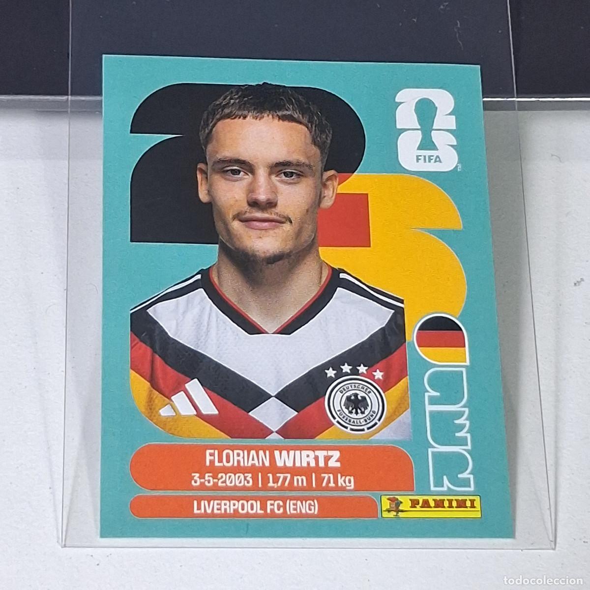 Cromos de f&uacute;tbol: B38 GER11 FLORIAN WIRTZ 11 ALEMANIA GERMANY GER MUNDIAL FIFA WORLD CUP 2026 STICKER PANINI