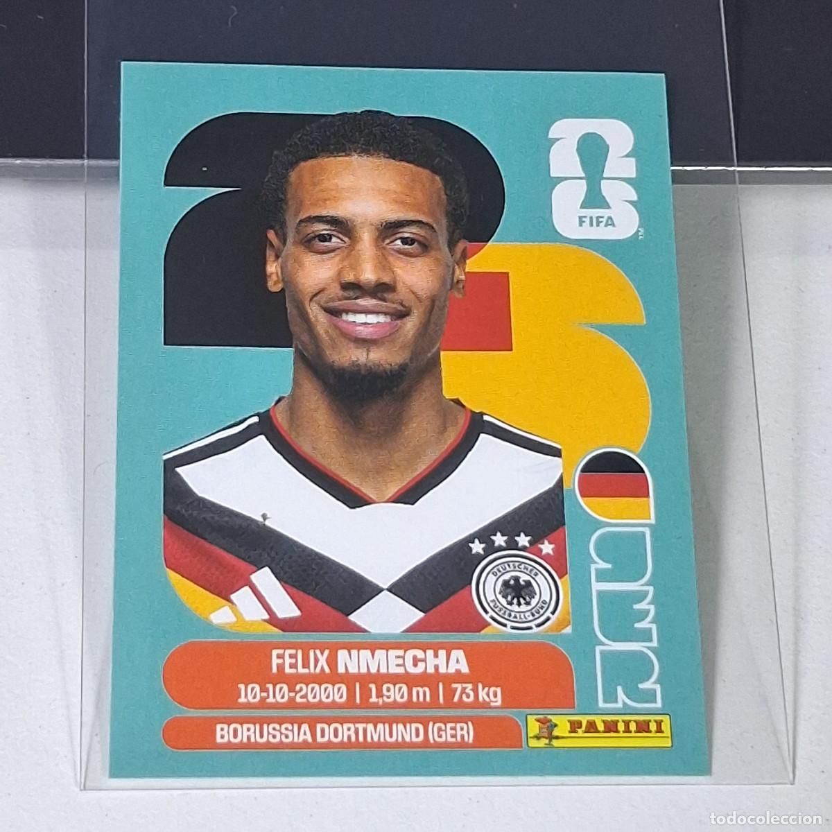 Cromos de f&uacute;tbol: B38 GER12 FELIX NMECHA 12 ALEMANIA GERMANY GER MUNDIAL FIFA WORLD CUP 2026 STICKER PANINI