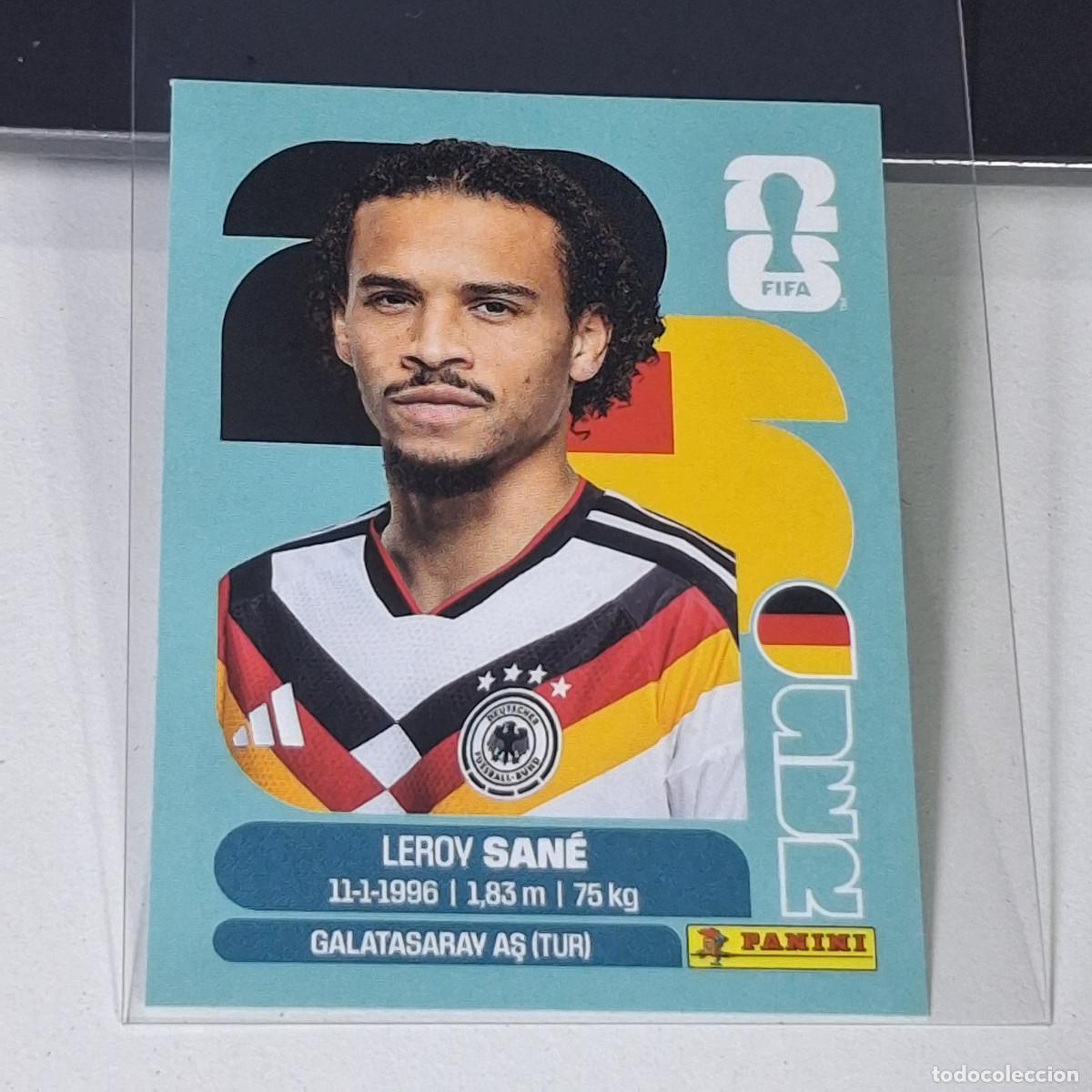 Cromos de f&uacute;tbol: B38 GER18 LEROY SAN&Eacute; 18 GER ALEMANIA GERMANY GER MUNDIAL FIFA WORLD CUP 2026 STICKER PANINI