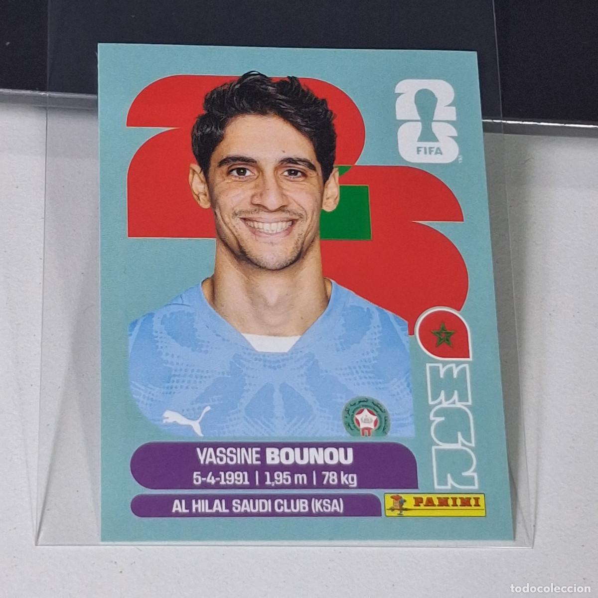 Cromos de f&uacute;tbol: B38 MAR2 YASSINE BOUNOU 2 MARRUECOS MOROCCO MAR MUNDIAL FIFA WORLD CUP 2026 STICKER PANINI