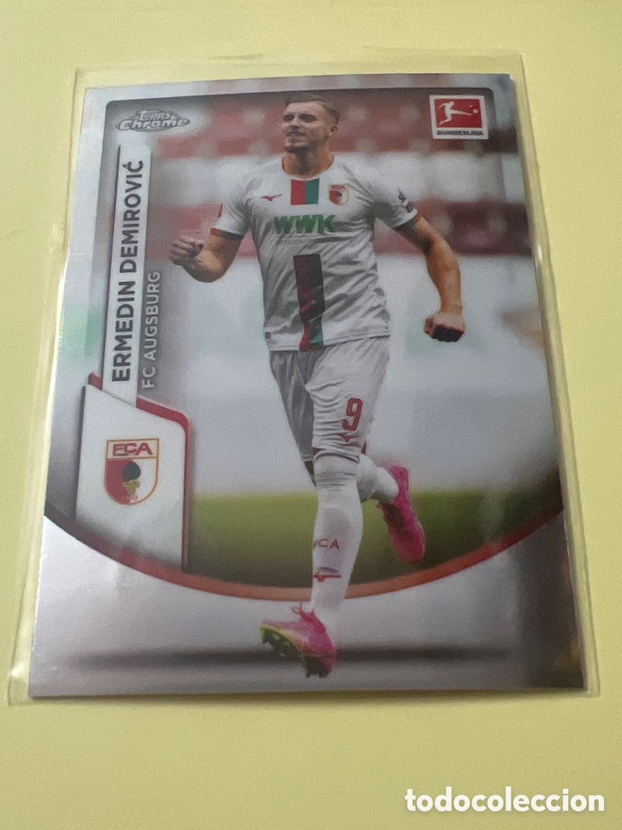 Cromos de f&uacute;tbol: C2710. 1 Ermedin Demirovic FC Augsburgo Topps Chrome Bundesliga 23 24