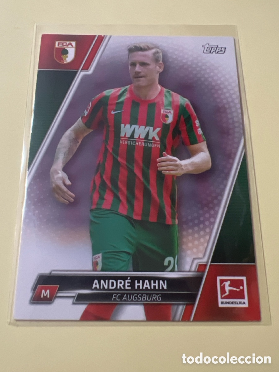 Cromos de f&uacute;tbol: C2711. 7 ANDRE HAHN AUGSBURG TOPPS BUNDESLIGA 2022