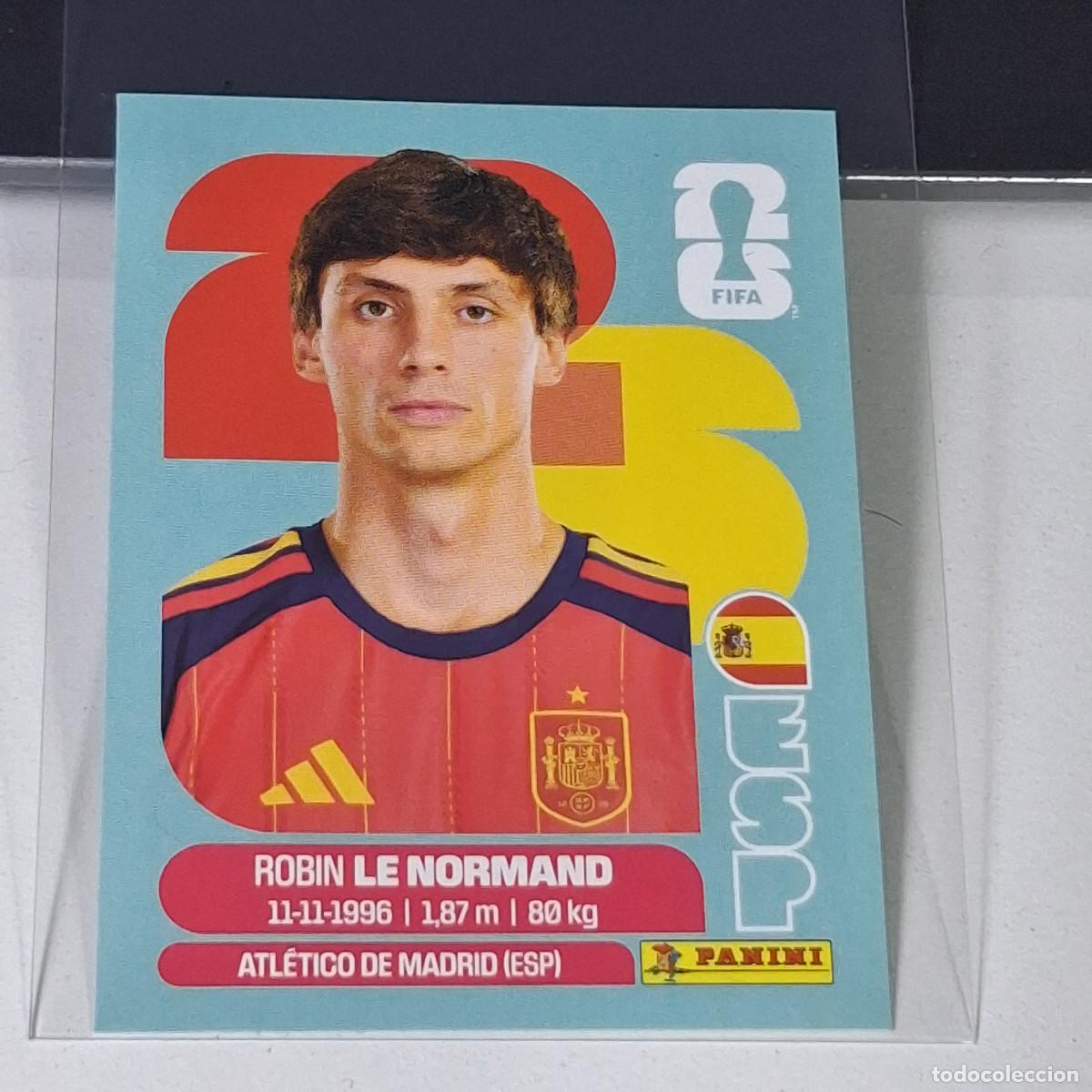 Cromos de f&uacute;tbol: B38 ESP3 ESP 3 ROBIN LE NORMAND ESPA&Ntilde;A SPAIN MUNDIAL FIFA WORLD CUP 2026 STICKER PANINI