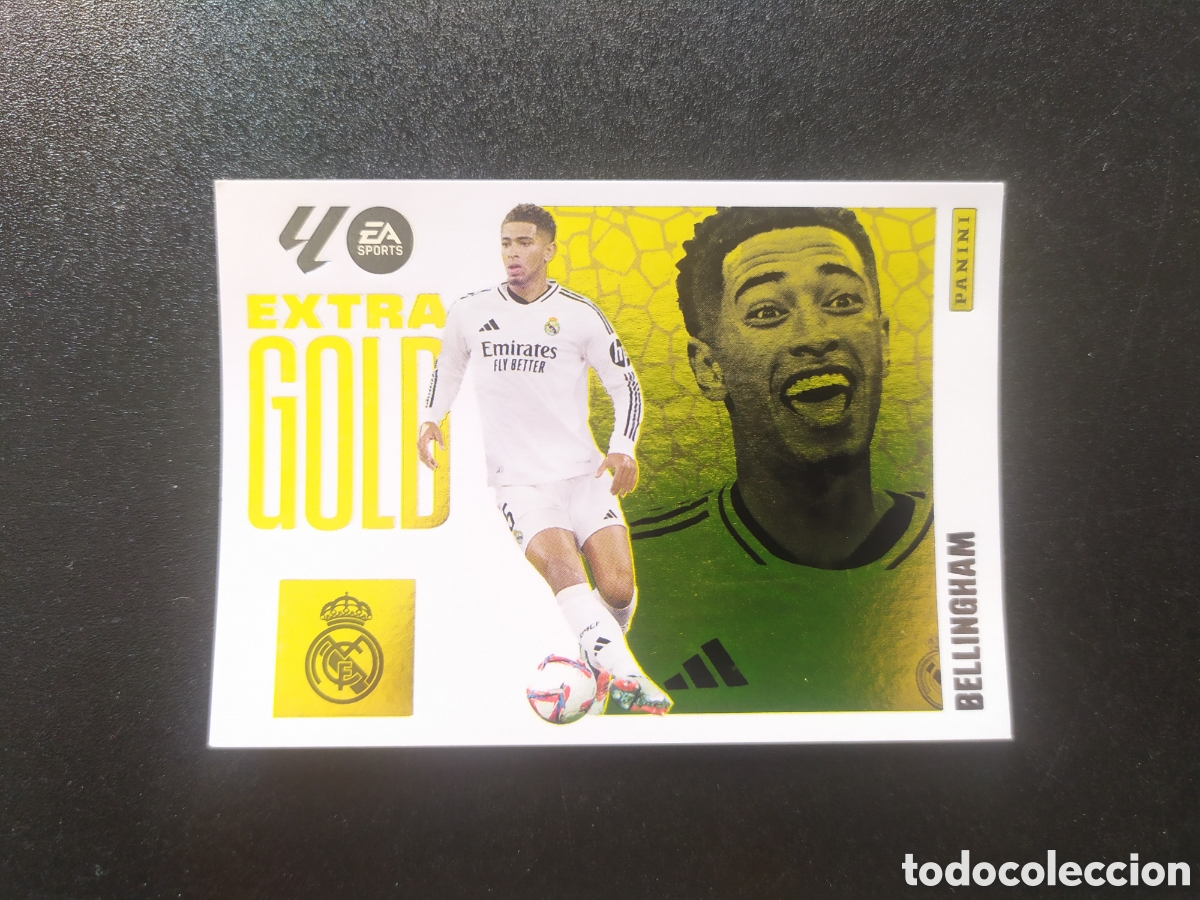 Cromos de f&uacute;tbol: Liga este 2025 2026 25 26 panini Bellingham extra gold Real Madrid