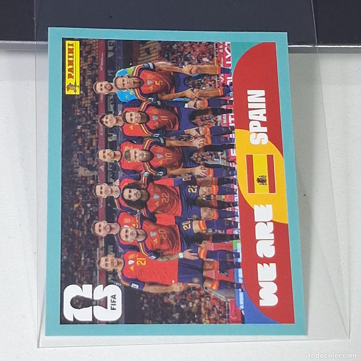 Cromos de f&uacute;tbol: B38 ESP13 TEAM PHOTO EQUIPO 13 ESPA&Ntilde;A ESP SPAIN MUNDIAL FIFA WORLD CUP 2026 STICKER PANINI