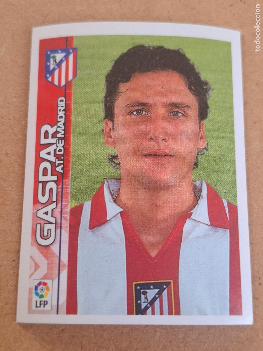 Cromos de f&uacute;tbol: SUPERLIGA ESTRELLAS 2003 2004 03 04 - PANINI - 90 GASPAR - AT. MADRID ( NUNCA PEGADO )