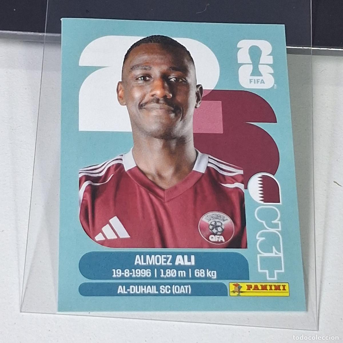 Cromos de f&uacute;tbol: B38 QAT 20 QAT20 ALMOEZ ALI QATAR CATAR QAT MUNDIAL FIFA WORLD CUP 2026 STICKER PANINI