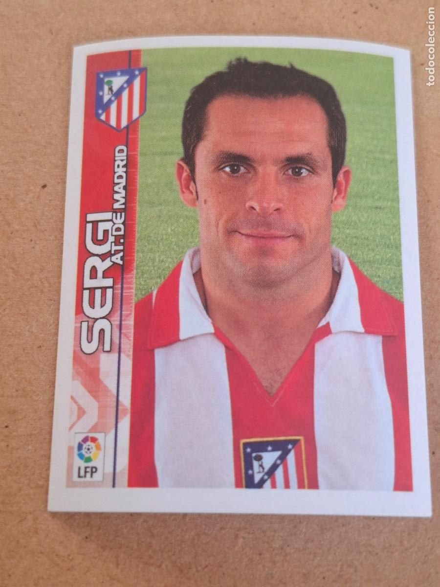 Cromos de f&uacute;tbol: SUPERLIGA ESTRELLAS 2003 2004 03 04 - PANINI - 93 SERGI - AT. MADRID ( NUNCA PEGADO )