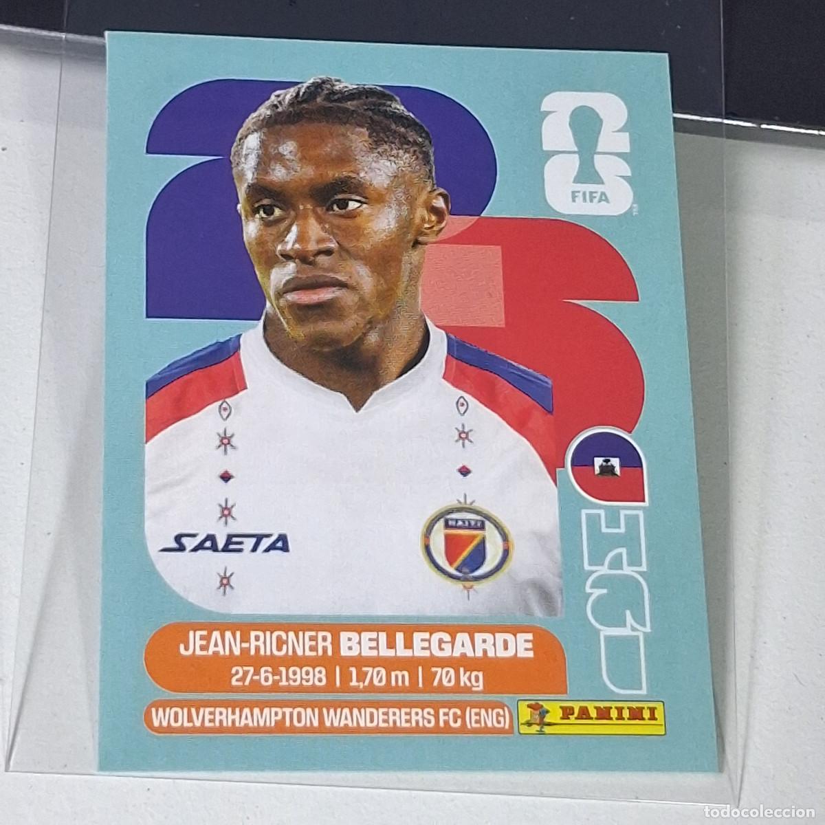 Cromos de f&uacute;tbol: B38 HAI 12 HAI12 JEAN RICNER BELLEGARDE HAITI HAI MUNDIAL FIFA WORLD CUP 2026 STICKER PANINI