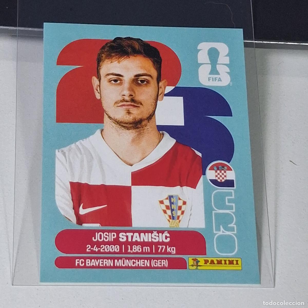 Cromos de f&uacute;tbol: B38 CRO5 JOSIP STANI&Scaron;IĆ 5 CROATIA CROACIA CRO MUNDIAL FIFA WORLD CUP 2026 STICKER PANINI
