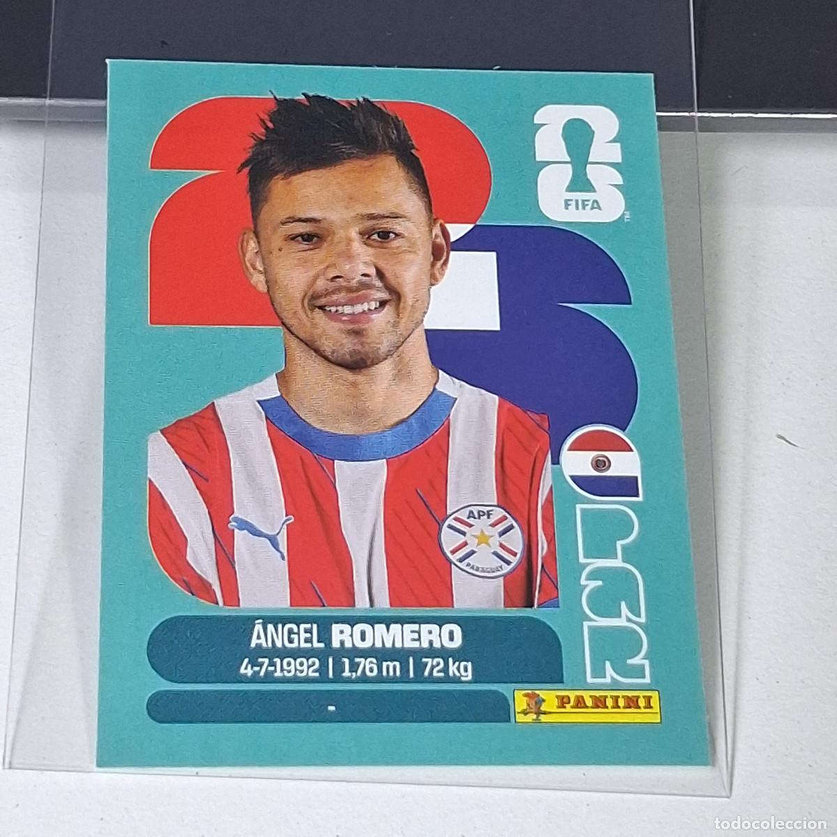 Cromos de f&uacute;tbol: B38 PAR19 &Aacute;NGEL ROMERO 19 PARAGUAY PAR MUNDIAL FIFA WORLD CUP 2026 STICKER PANINI